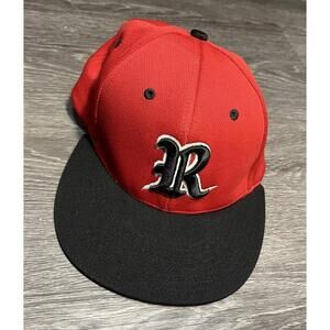 Richardson Old English Letter R Hat Red Sz Small/Med Fitted